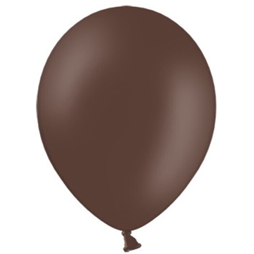 12 Inch Pastel Coca Brown Latex Balloons 100ct