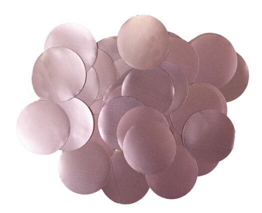 10mm Metallic Foil Confetti - Light Pink