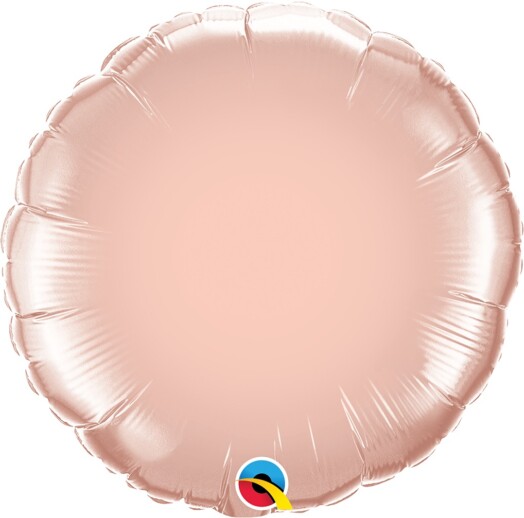 Unpackaged 18" Rose Gold Round Foil Balloon