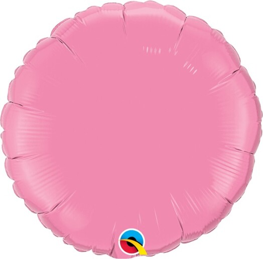 Unpackaged 18" Rose Round Foil Balloon