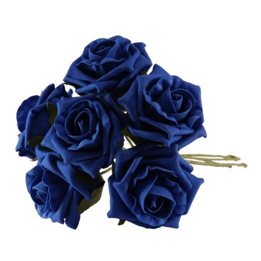 Foam Tea Rose - Royal Blue