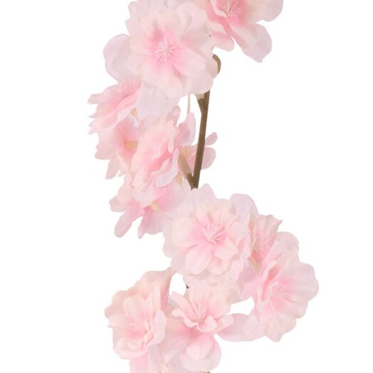 2.1m Blossom Garland Pink