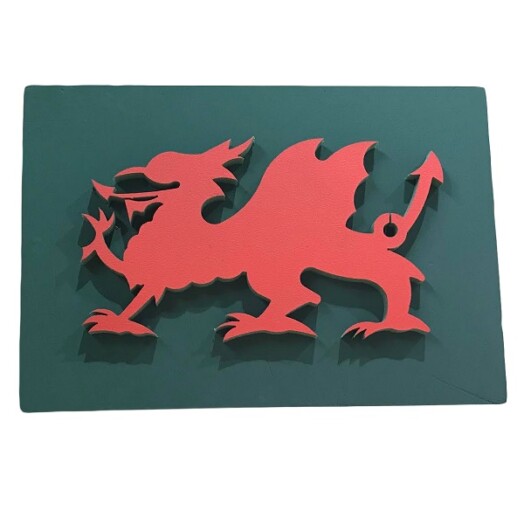 Welsh Dragon Foam Floral Frame